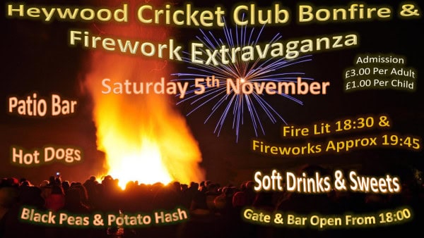 Bonfire Night Flyer 2017